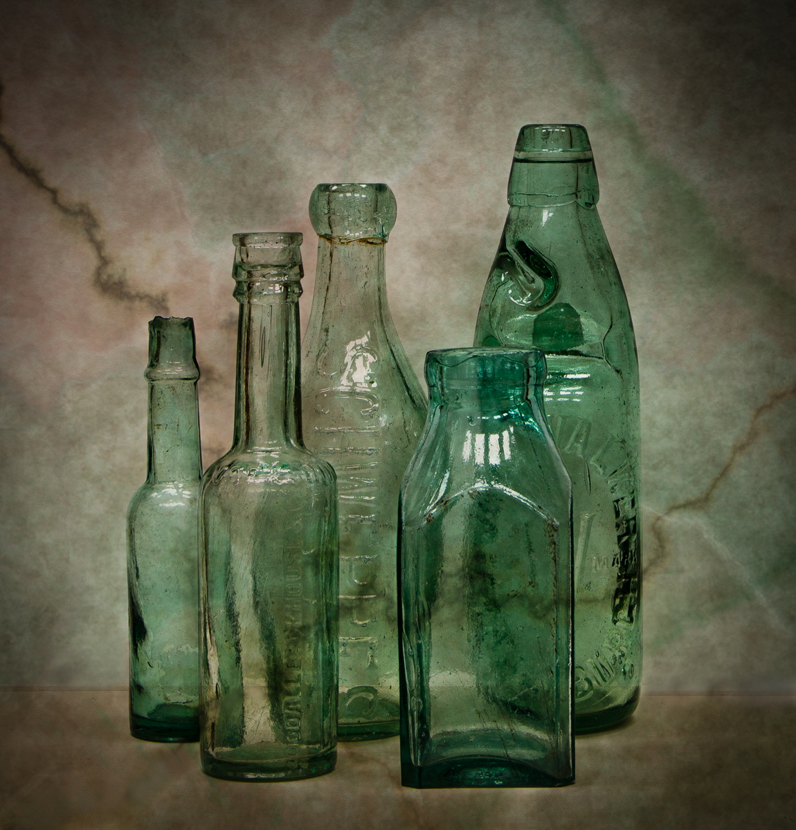 Bottles themed note cards available in the museum shop