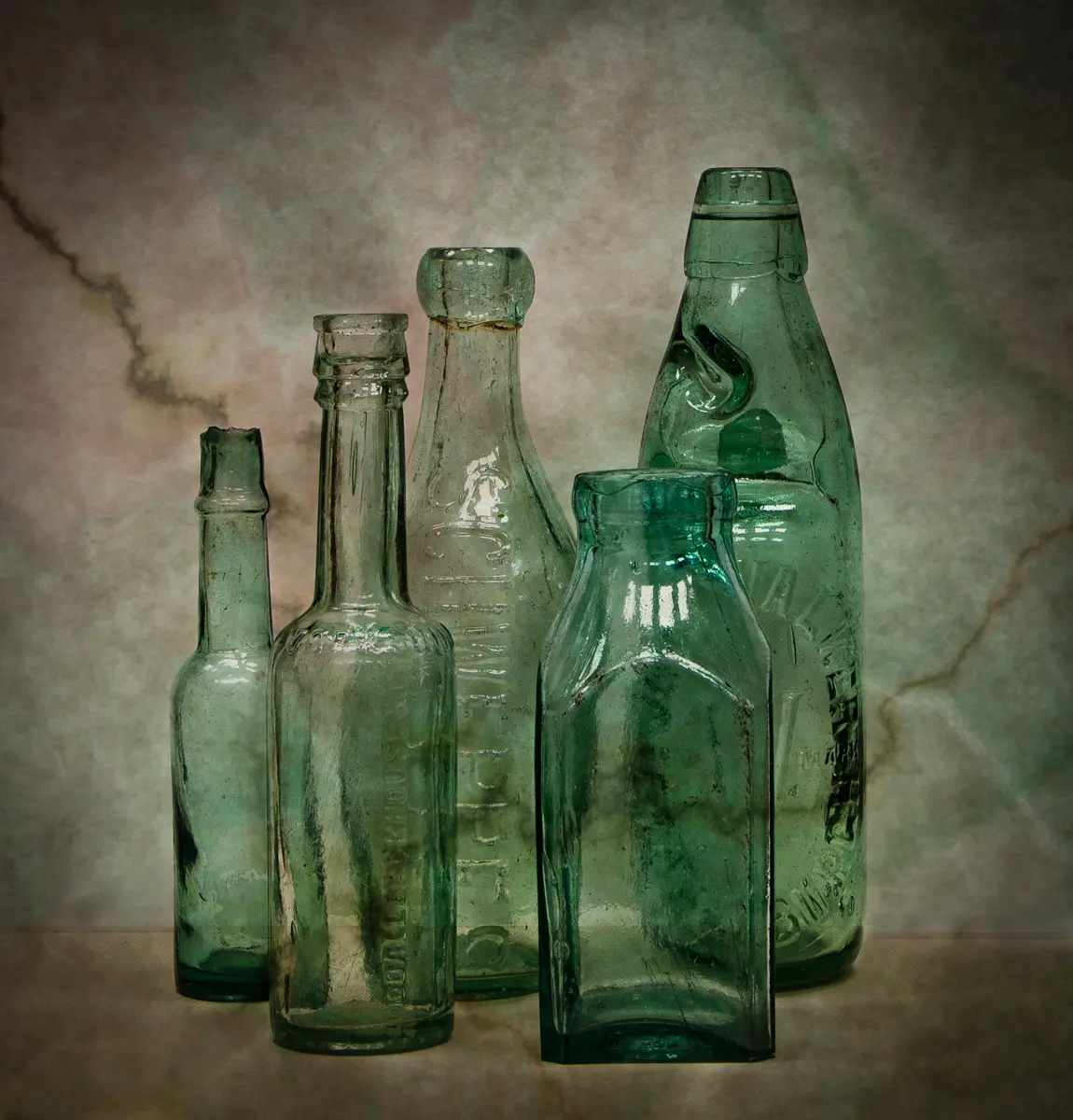 Bottles themed note cards available in the museum shop