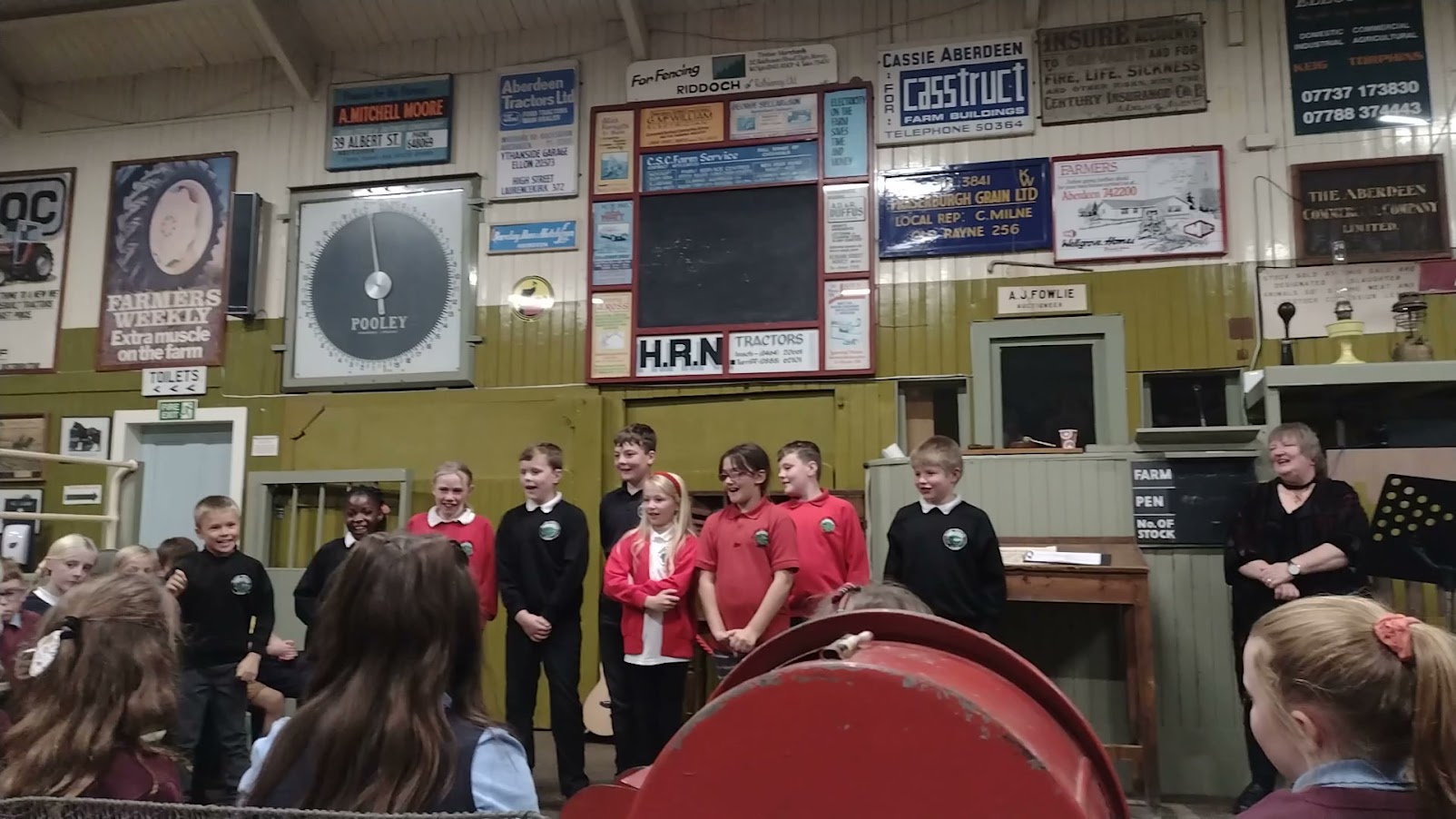 Children reciting poetry at Hamewith Concert