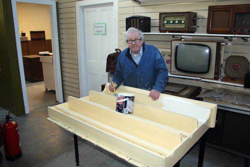 Museum exhibition showcase