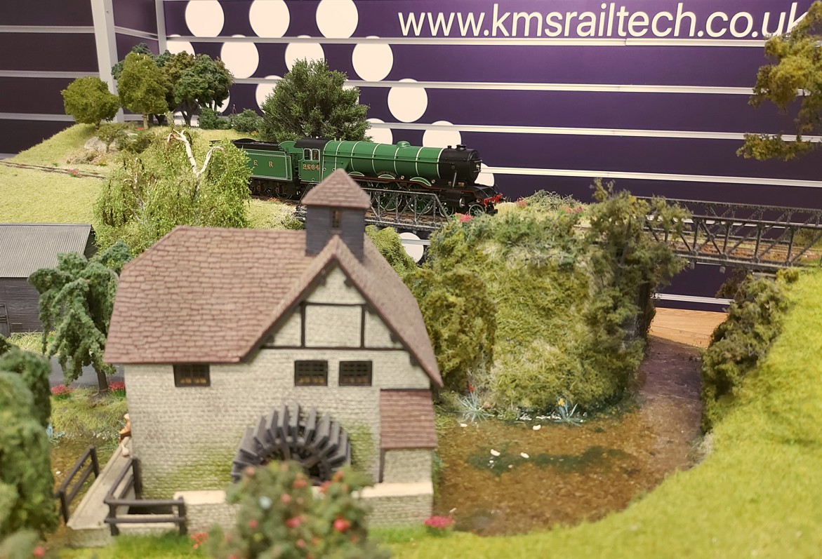 Model railway depicting Scottish railway in 1945