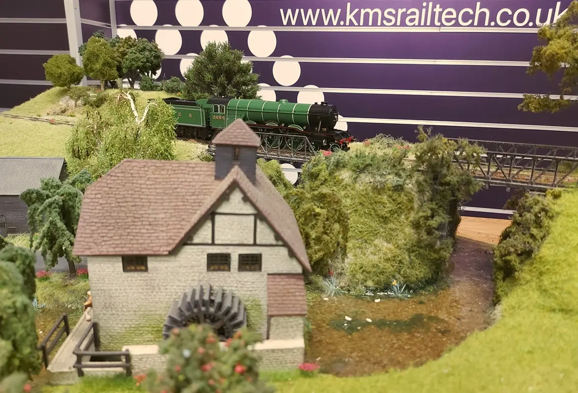 Model railway depicting Scottish railway in 1945
