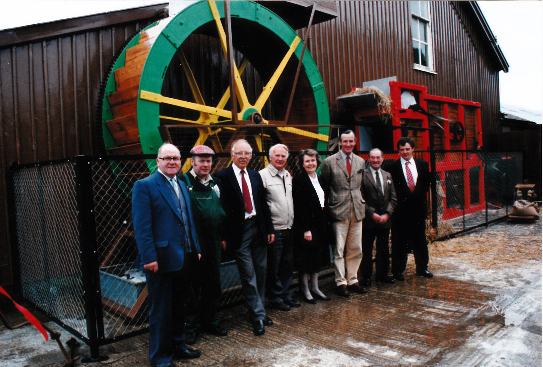 Historic 1845 waterwheel