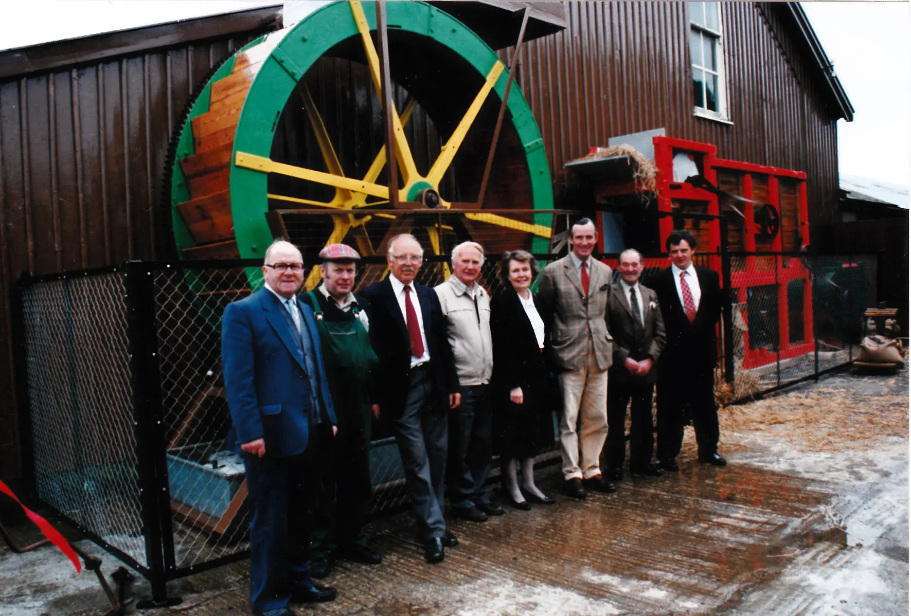 Historic 1845 waterwheel